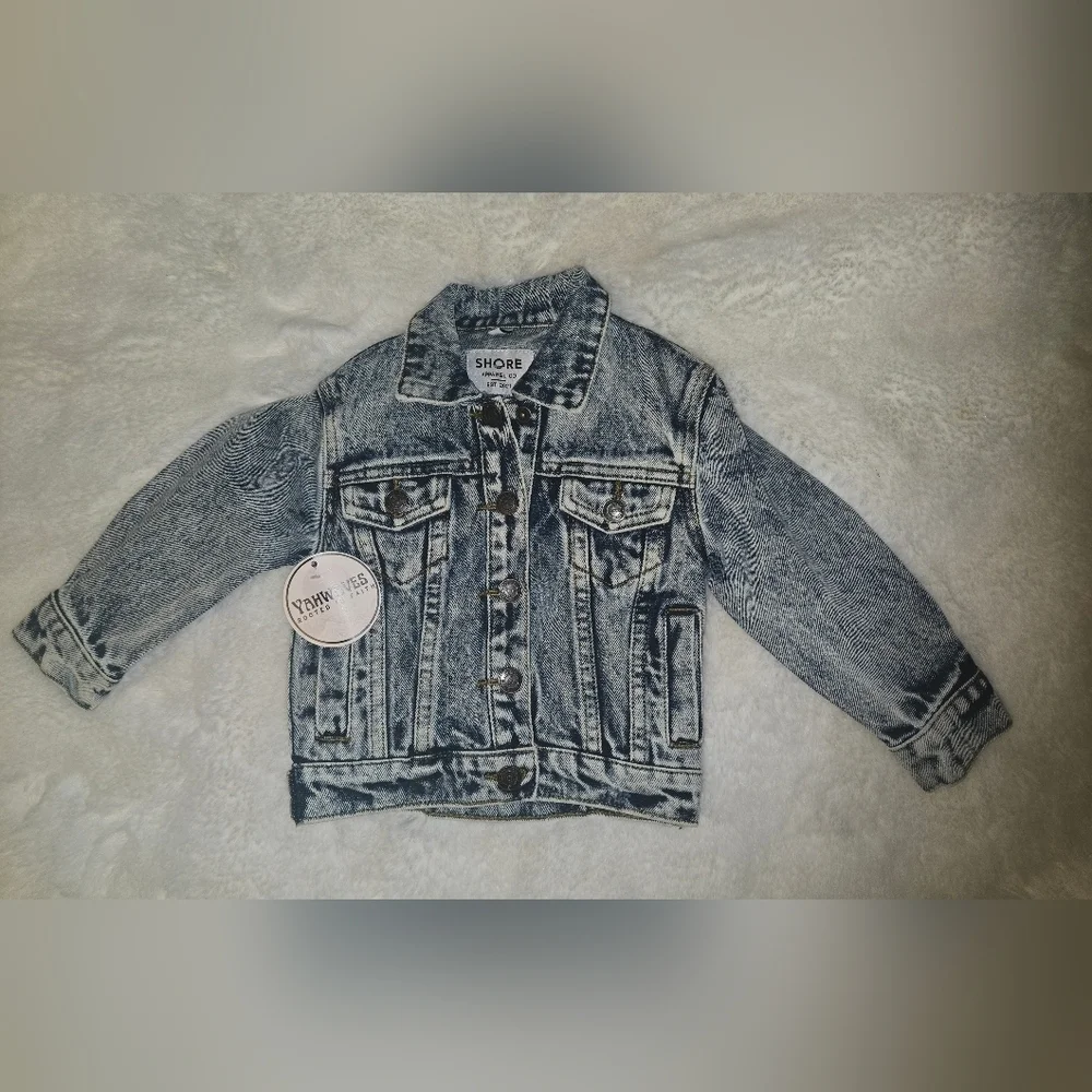 Baby Toddler Denim Jacket, Punk Grunge, 1T Or 12 Months, NWT